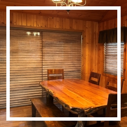 Pleated Shades installed in the Michigan and Wisconsin