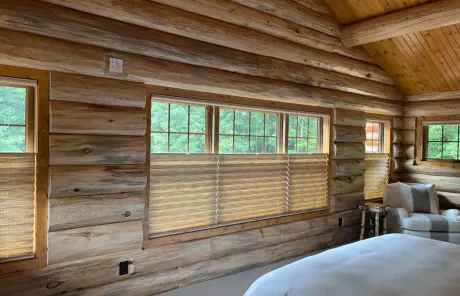 Kim Eggleston installed these beautiful blinds in Northern Wisconsin